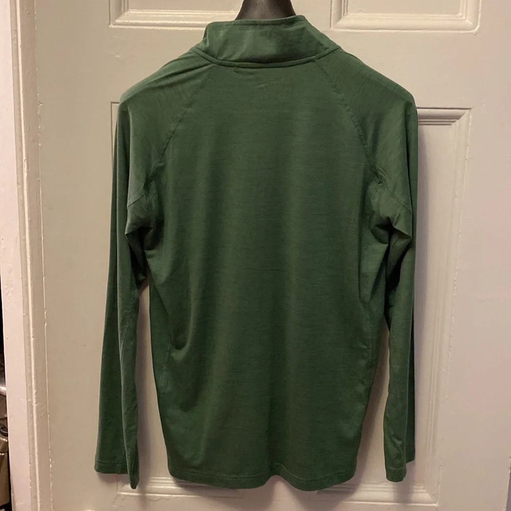 Eddie Bauer “Dark Ivy” green quarter zip UPF 50 top - size S - Picture 6 of 10